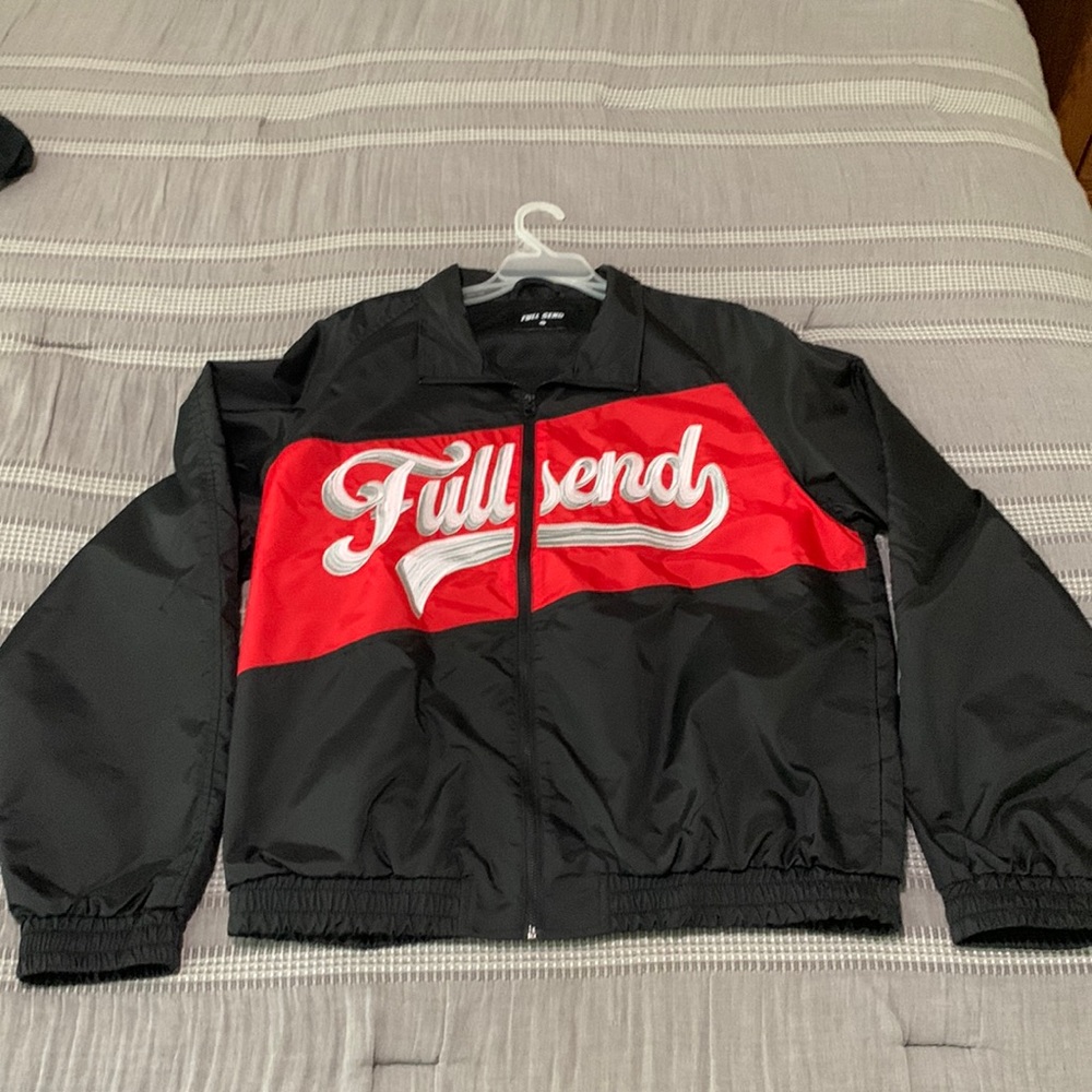 Men’s Nelk full send track jacket size Large